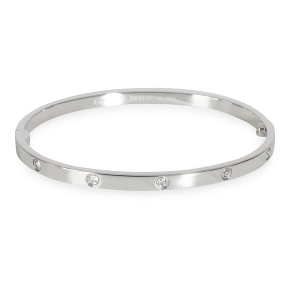 Cartier small white gold love bracelet shop